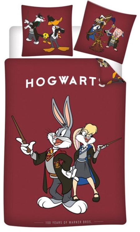 Looney Tunes Zweinstein dekbedovertrek 140×200cm, 65×65 cm