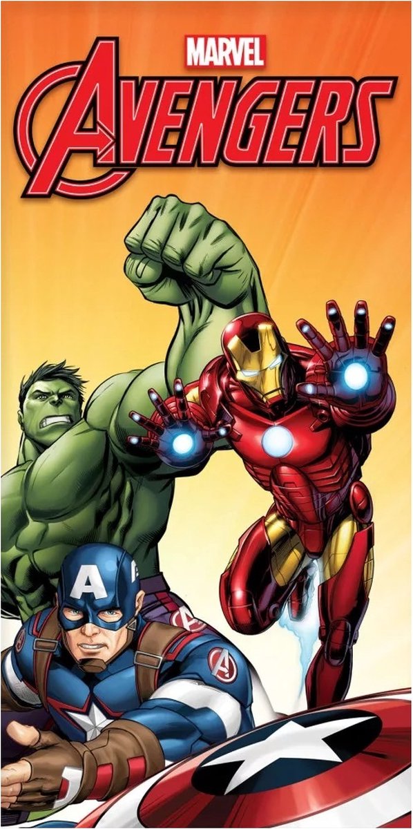 Marvel handdoek 70 x 140 cm - katoen