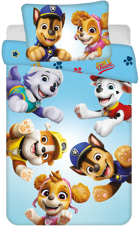 Paw Patrol One Team peuterdekbedovertrek - 100 x 135 cm