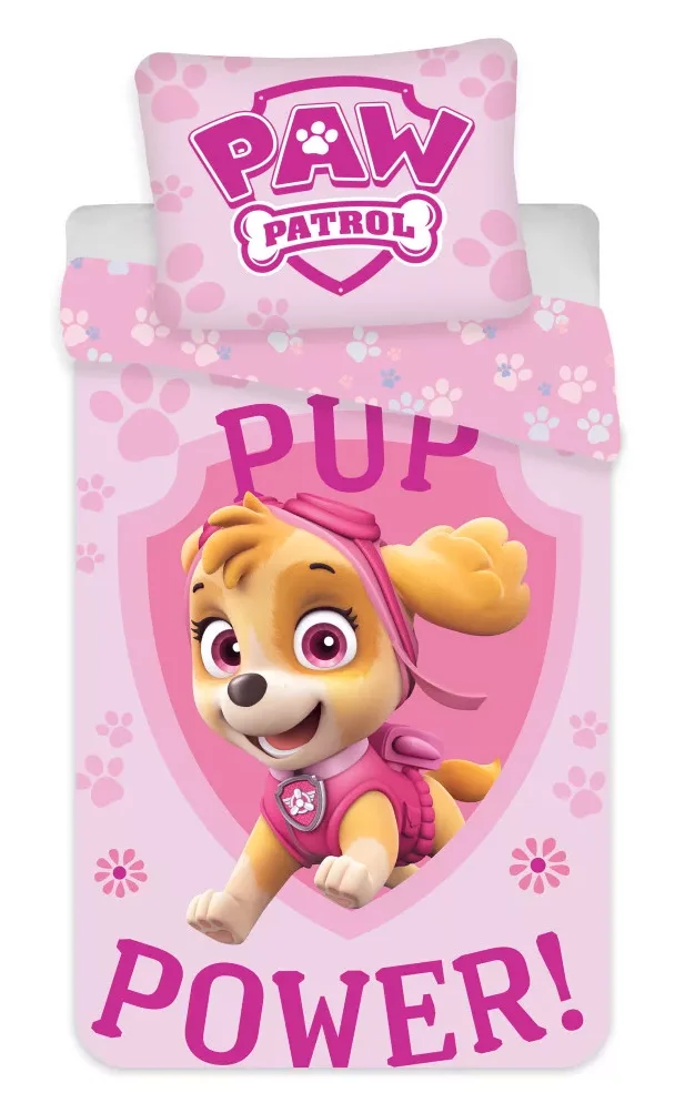 Paw Patrol peuterdekbedovertrek Skye 100 x 135 cm Katoen