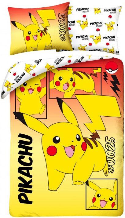 Pokémon Pikachu Dekbedovertrek 140 x 200 cm (70 x 90 cm)