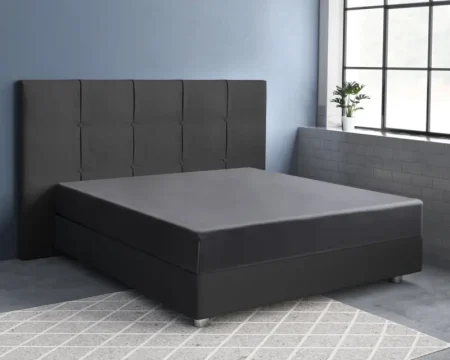 Primaviera Deluxe Satijnen Hoeslaken Antraciet 120 x 200 cm