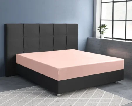 Primaviera Deluxe Satijnen Hoeslaken Roze 140 x 200 cm