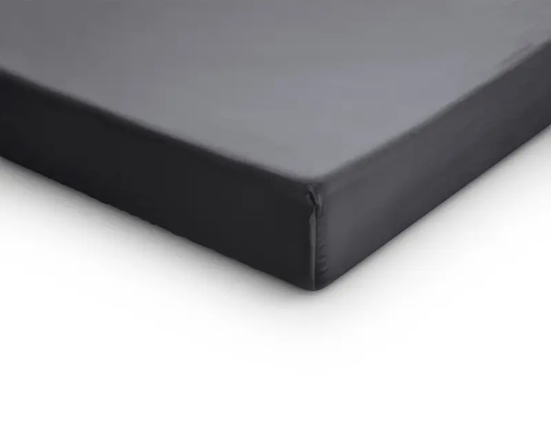 Primaviera Deluxe Splittopper Satijn Hoeslaken Antraciet 160 x 200 cm - Afbeelding 4