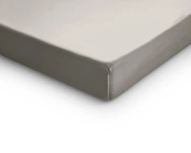 Primaviera Deluxe Splittopper Satijn Hoeslaken Creme 180 x 220 cm - Afbeelding 4