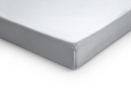 Primaviera Deluxe Topper Satijn Hoeslaken Wit 90 x 200 cm