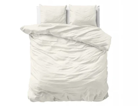 Primaviera Deluxe Uni Satijn Dekbedovertrek Creme 240 x 200/220 cm