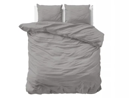 Primaviera Deluxe Uni Satijn Dekbedovertrek Grijs 240 x 200/220 cm