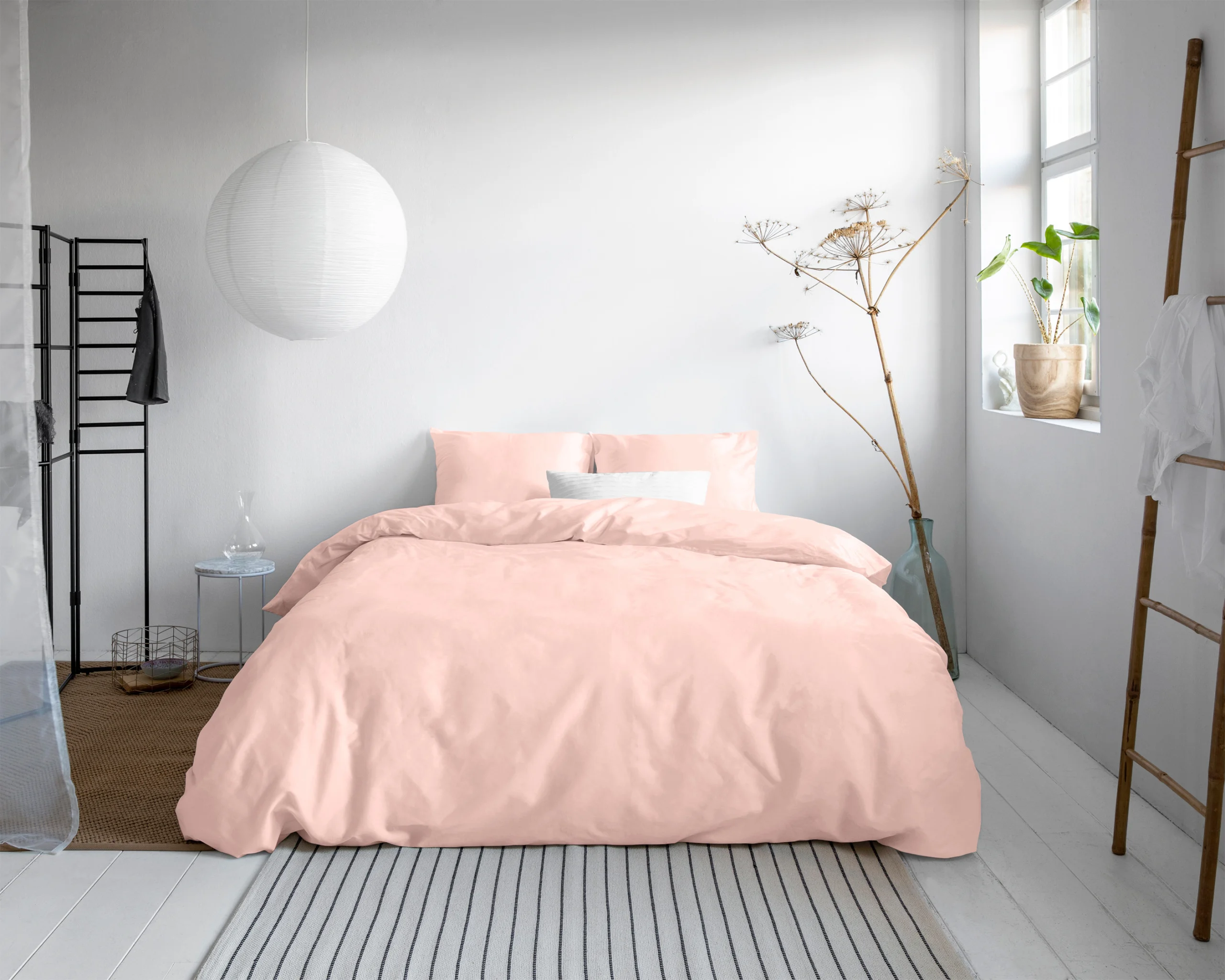 Primaviera Deluxe Uni Satijn Dekbedovertrek Roze 140 x 200/220 cm - Afbeelding 3