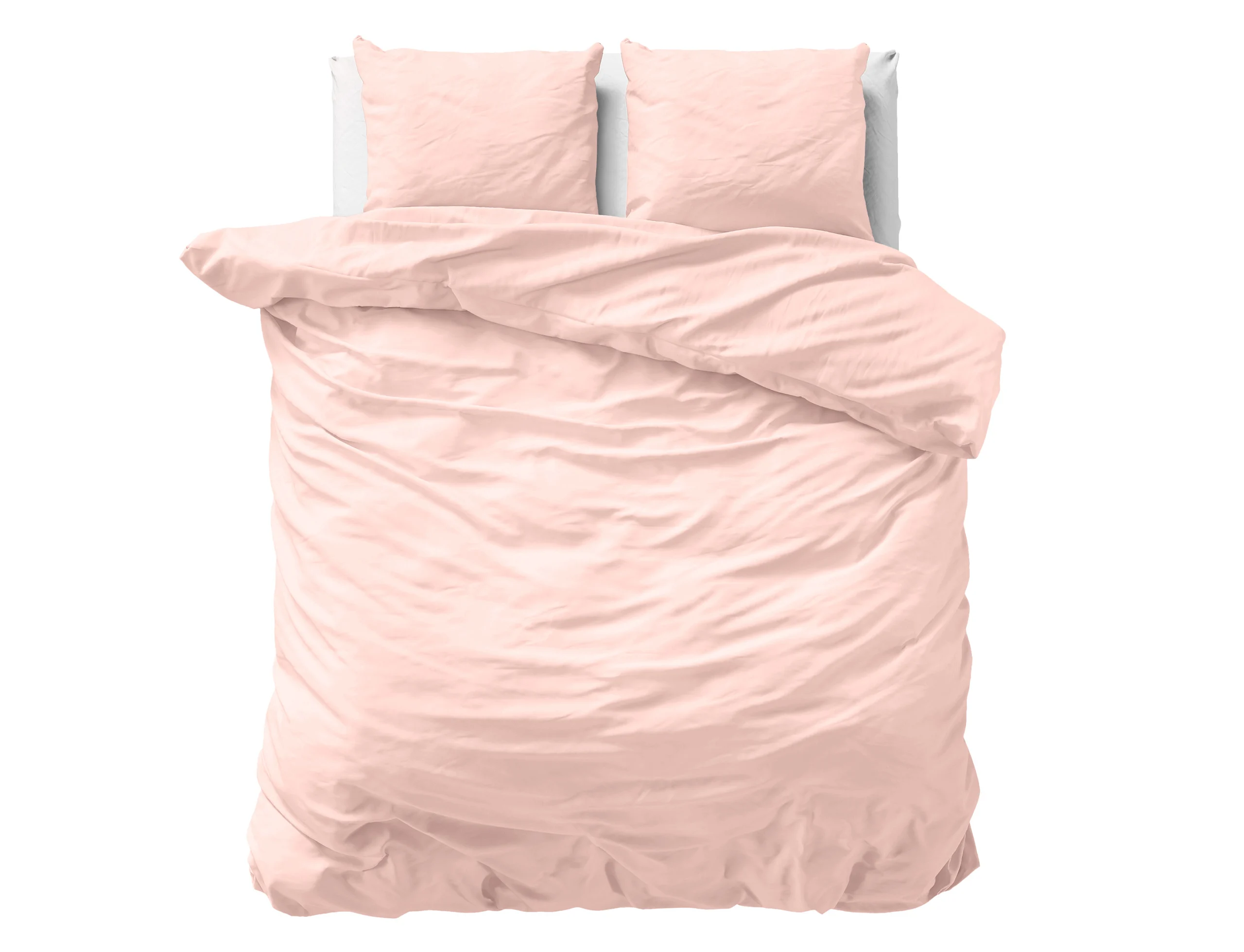 Primaviera Deluxe Uni Satijn Dekbedovertrek Roze 240 x 200/220 cm