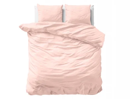 Primaviera Deluxe Uni Satijn Dekbedovertrek Roze 140 x 200/220 cm