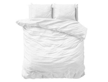 Primaviera Deluxe Uni Satijn Dekbedovertrek Wit 240 x 200/220 cm