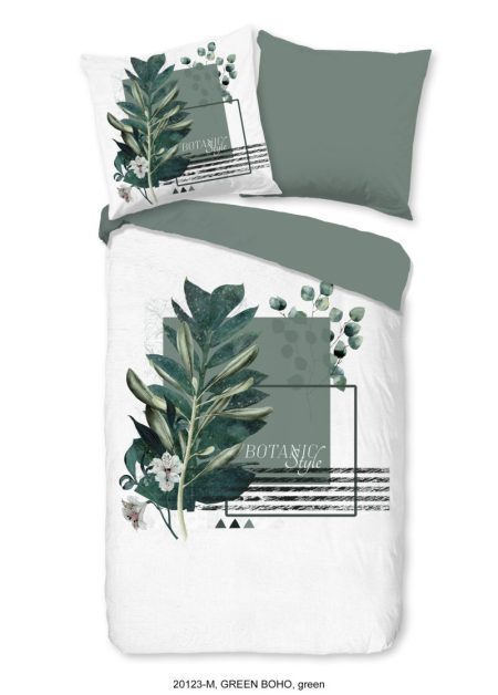 Pure Dekbedovertrek "" - Groen - (135x200 cm) - Microfiber