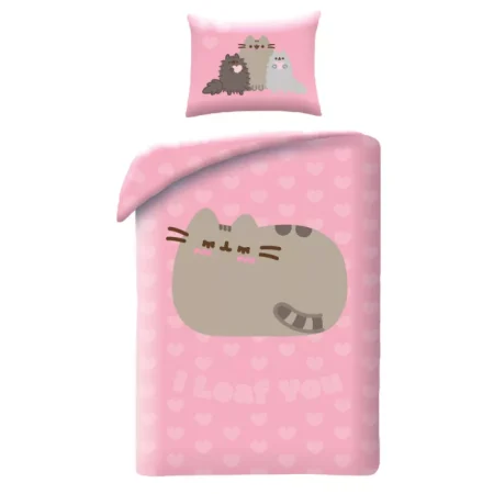 Pusheen dekbedovertrek loaf 140 x 200 cm polyester