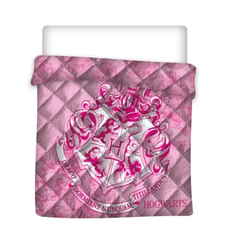 Harry Potter Beddensprei  roze 140 x 200 cm polyester