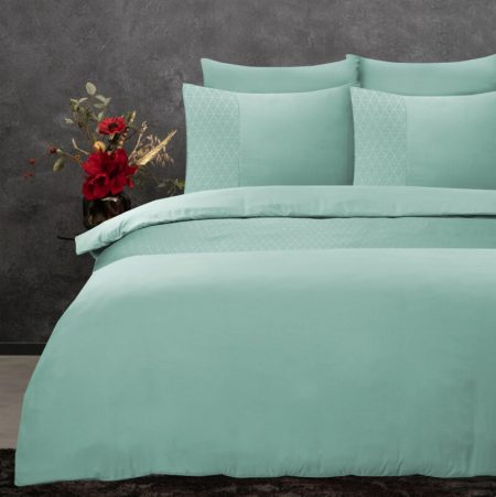Sleeptime Berlin Mint groen 200 x 220 cm