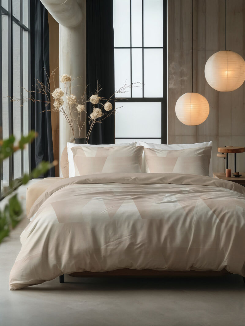 Sleeptime Blush Angles Zand/Beige 140 x 200/220 cm - Afbeelding 4