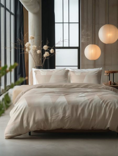 Sleeptime Blush Angles Zand/Beige 200 x 200/220 cm