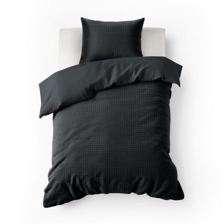 Sleeptime Check Teddy Antraciet 140 x 200/220 cm