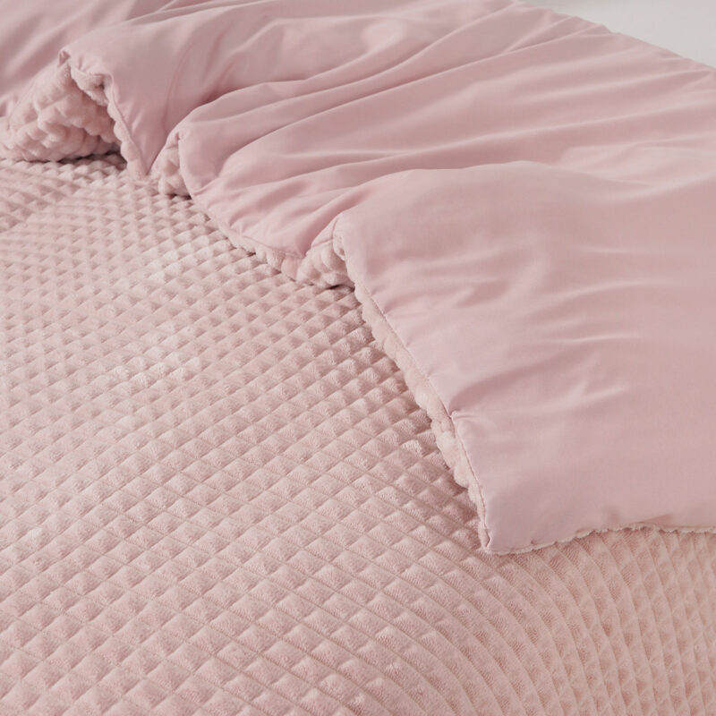 Sleeptime Check Teddy Roze 240 x 200/220 cm - Afbeelding 128