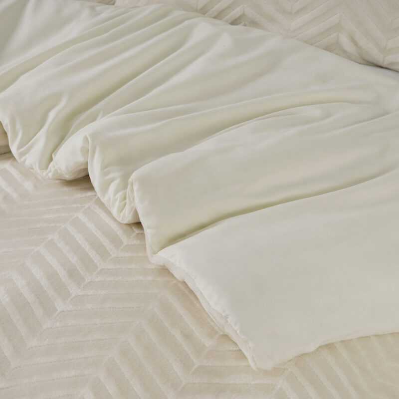 Sleeptime Chevron Teddy Créme 140 x 200/220 cm - Afbeelding 33