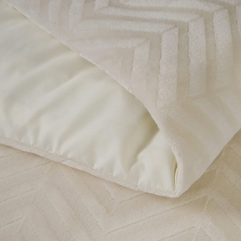 Sleeptime Chevron Teddy Créme 140 x 200/220 cm - Afbeelding 39