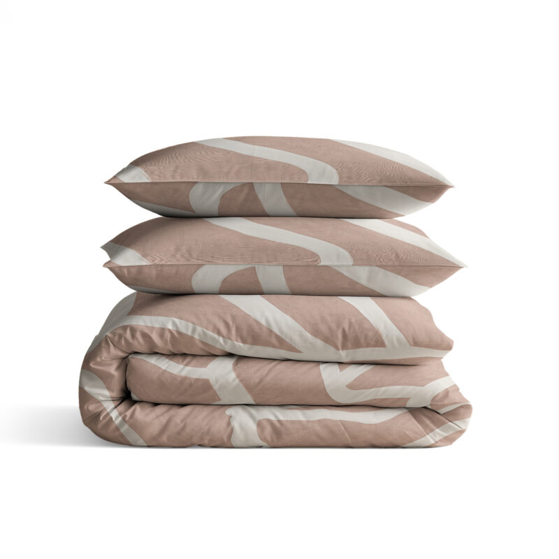 Sleeptime Clay Contours Perzikbruin 200 x 200/220 cm - Afbeelding 22