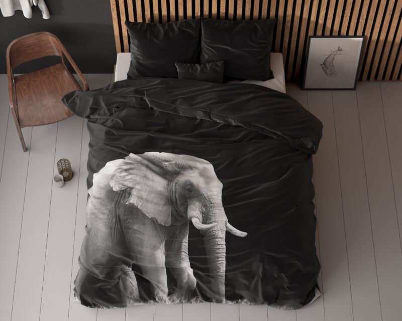Sleeptime Elephant Zwart 200 x 200/220 cm - Afbeelding 30