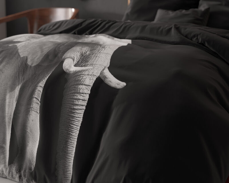 Sleeptime Elephant Zwart 240 x 200/220 cm - Afbeelding 4
