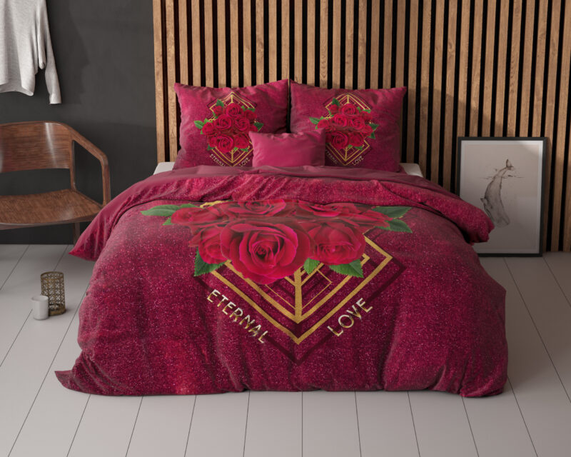 Sleeptime Eternal love Rood 200 x 200/220 cm - Afbeelding 27