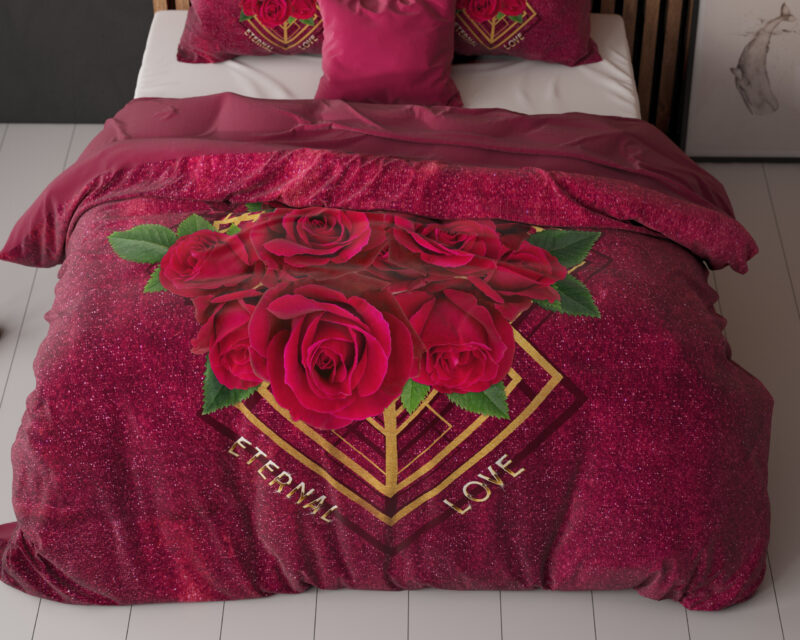 Sleeptime Eternal love Rood 200 x 200/220 cm - Afbeelding 25