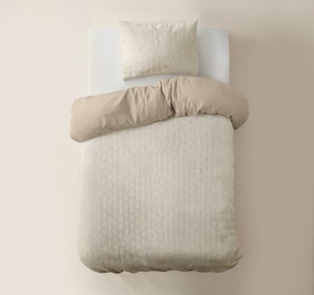 Sleeptime Flanel Art Beige 140 x 220 cm