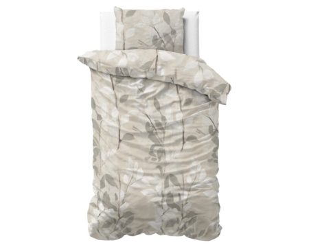 Sleeptime Flanel Essence Zand 140 x 200/220 cm