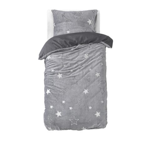 Sleeptime Glow in the dark Stars Grijs 140 x 220 cm