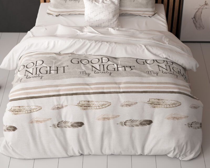 Sleeptime Good Night Wit 200 x 220 cm - Afbeelding 29