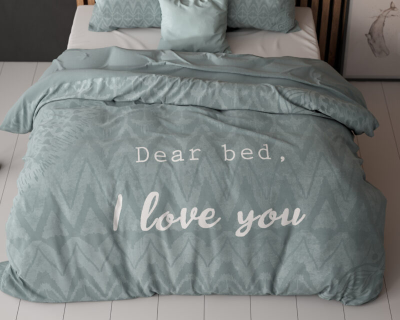 Sleeptime I Love Bed Groen 140 x 200/220 cm - Afbeelding 20