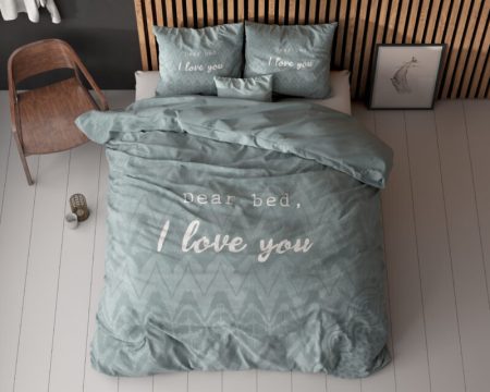 Sleeptime I Love Bed Groen 200 x 200/220 cm