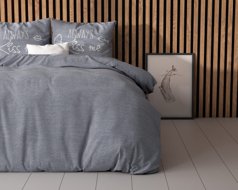 Sleeptime Kiss Me Blauw 200 x 200/220 cm - Afbeelding 33
