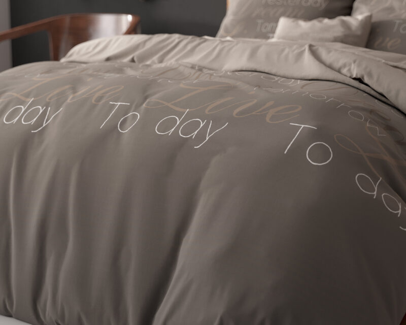 Sleeptime Live Today Taupe 200 x 220 cm - Afbeelding 7