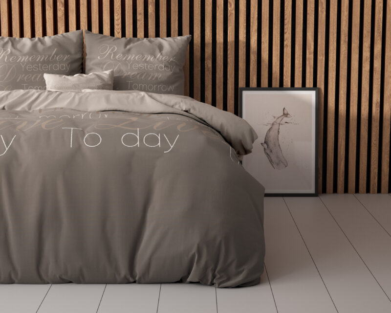 Sleeptime Live Today Taupe 200 x 220 cm - Afbeelding 48