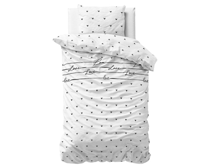 Sleeptime Love On Love Wit 140 x 200/220 cm - Afbeelding 25