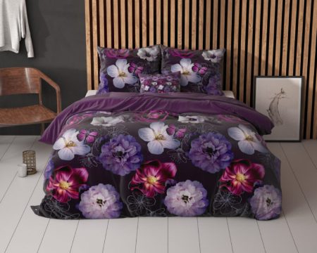 Sleeptime Magic Flower Paars 140 x 200/220 cm