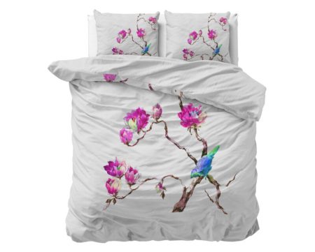 Sleeptime Magnolias Wit 200 x 200/220 cm