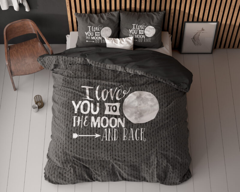 Sleeptime Moon And Back Antraciet 140 x 200/220 cm - Afbeelding 28