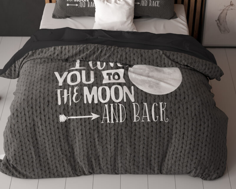 Sleeptime Moon and Back Antraciet 240 x 200/220 cm - Afbeelding 20