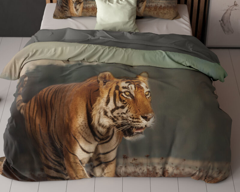 Sleeptime Nature Tiger Taupe 240 x 200/220 cm - Afbeelding 35