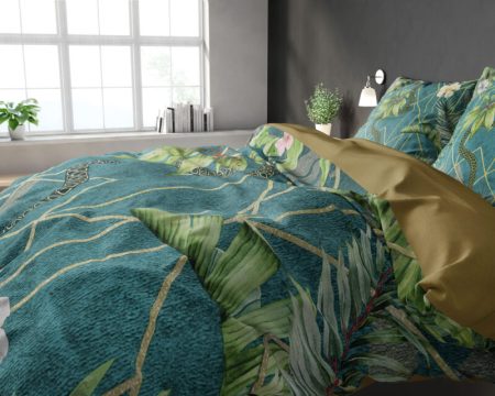 Sleeptime Palm Wood Groen 240 x 220 cm
