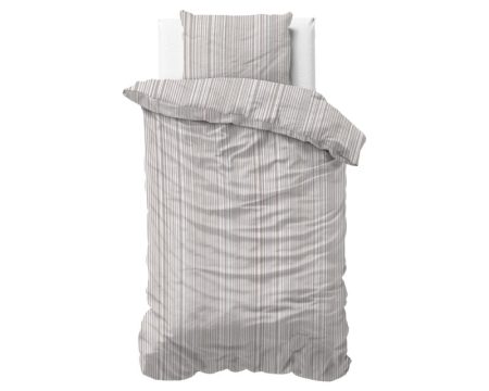 Sleeptime Pinstripe Taupe 140 x 220 cm