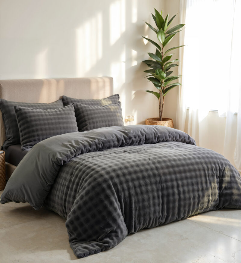 Sleeptime Pom Pom Antraciet 240 x 220 cm - Afbeelding 12