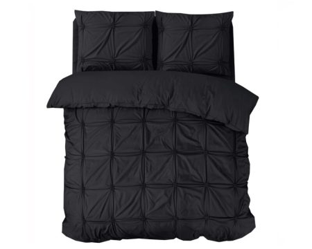 Sleeptime Punch Pintuck Zwart 240 x 200/220 cm